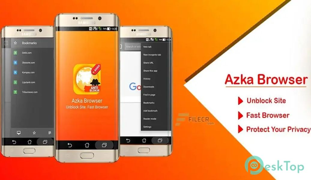 Azka Browser + Private VPN 20.0.200 APK MOD Полная бесплатная загрузка