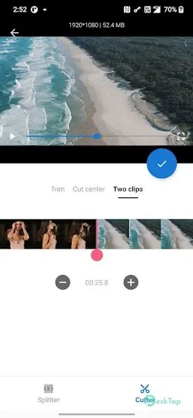 Video Splitter & Trim Videos 1.2.00 APK MOD Unlocked (Full) Free Download