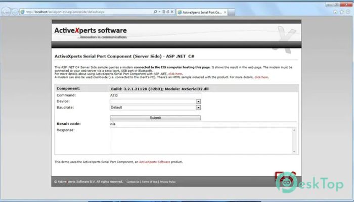 ActiveXperts Serial Port Component