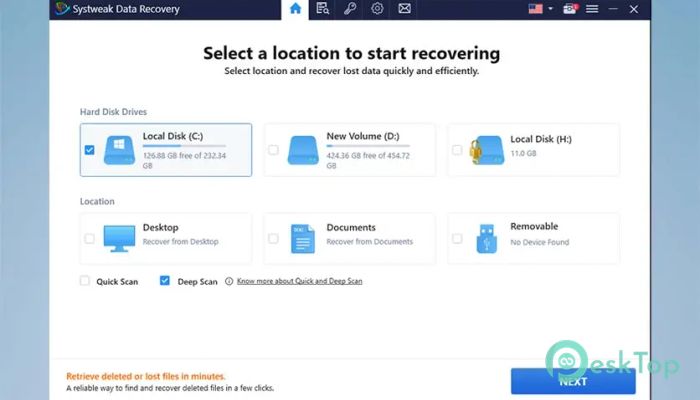 Скачать Systweak Data Recovery  2.1.1.265 полная версия активирована бесплатно