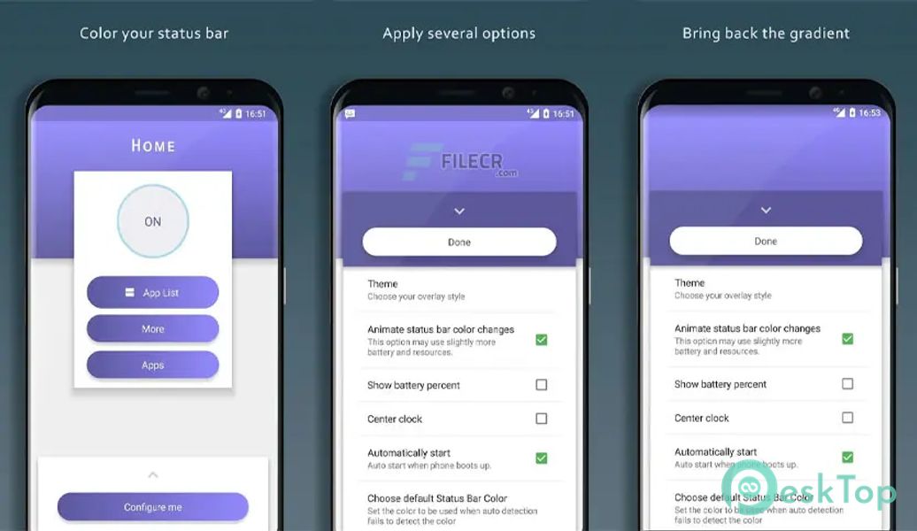 Material Status Bar v10.23 APK MOD Unlocked (Full) Free Download