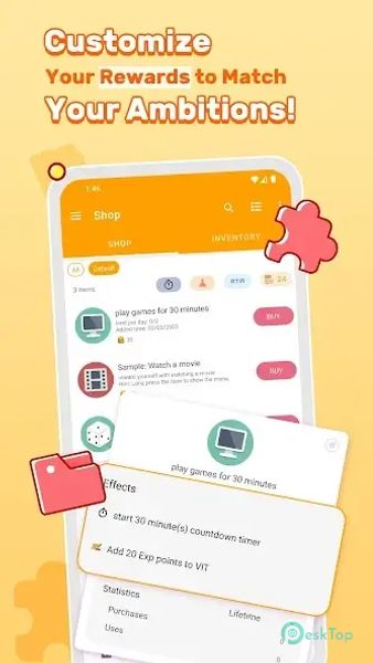 LifeUp: Gamified To Do List 1.100.6 APK MOD मुफ्त पूर्ण डाउनलोड