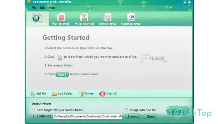 Скачать Coolmuster ePub Converter 2.1.22 полная версия активирована бесплатно