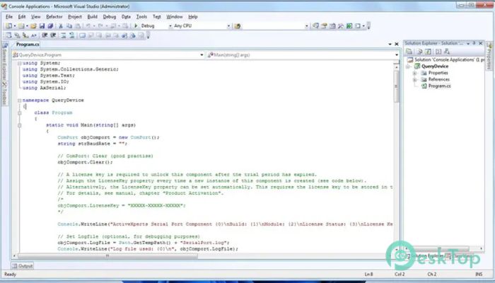 ActiveXperts Serial Port Component