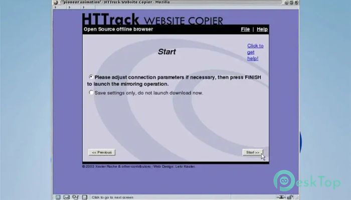 HTTrack 3.49.2 Tam Sürüm Aktif Edilmiş Ücretsiz İndir