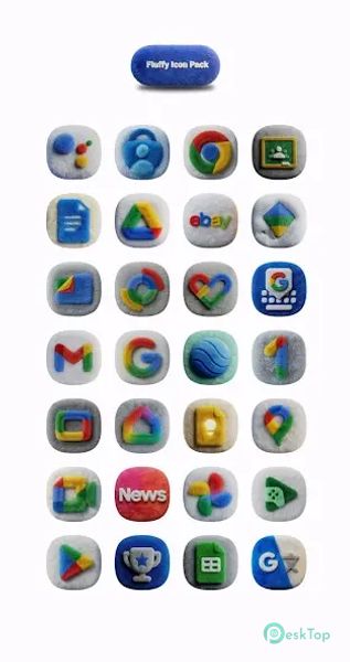 One UI Fluffy Icon Pack 4.3 APK MOD Полная бесплатная загрузка