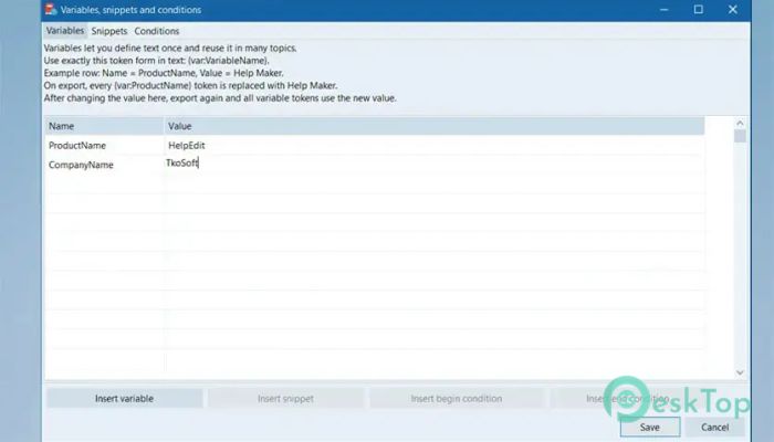 Télécharger TkoSoft HelpEdit 1.0 Gratuitement Activé Complètement