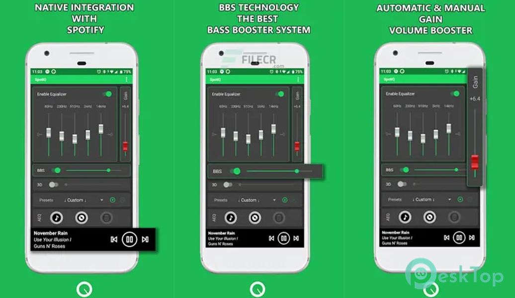SpotiQ - Equalizer Bass Booster 13.2.0 APK MOD Descarga gratuita completa