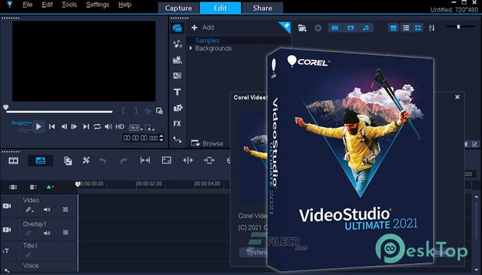 Скачать Corel VideoStudio Ultimate 2021 24.0.1.260 полная версия активирована бесплатно