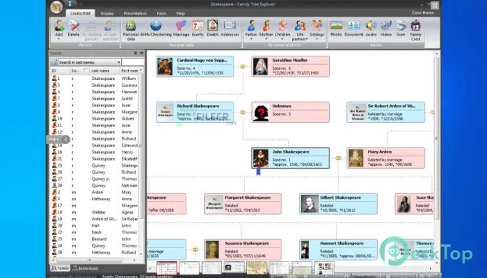 Download Family Tree Explorer Standard  10.0.0 Free Full Activated