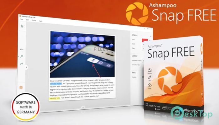  تحميل برنامج Ashampoo Snap Free  14.0.6 برابط مباشر