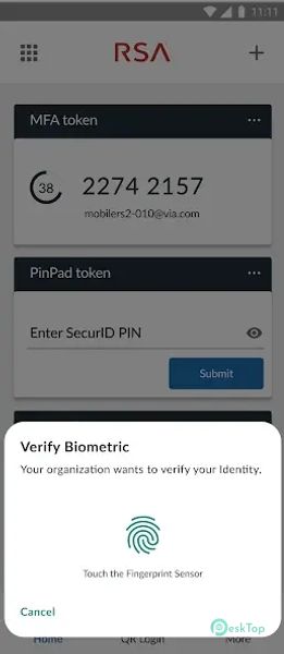 Télécharger RSA Authenticator (SecurID) 4.4.0.12 APK MOD Gratuitement et Complet