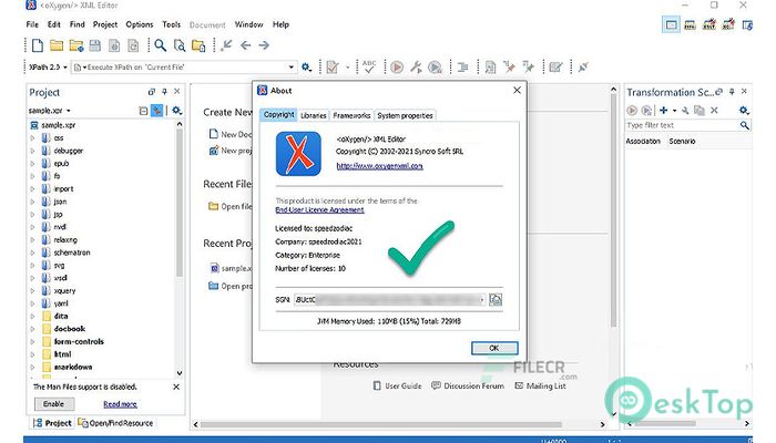 Download Oxygen XML Editor  23.1 Build 2021040908 Free Full Activated