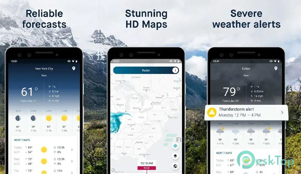 WeatherPro – Forecast, Radar & Widgets v5.6.8 APK MOD Unlocked (Full) Free Download