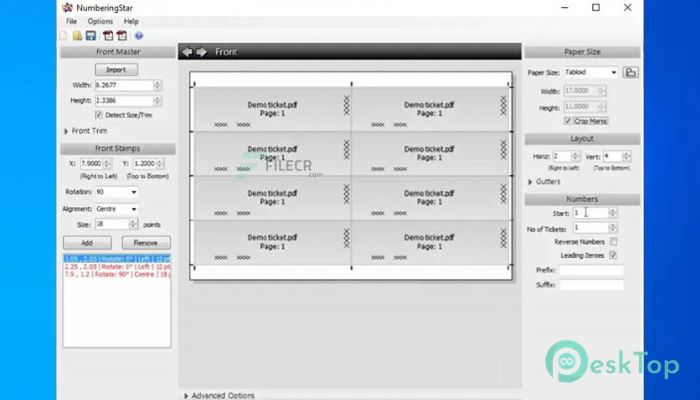 NumberingStar 4.0.1 Tam Sürüm Aktif Edilmiş Ücretsiz İndir