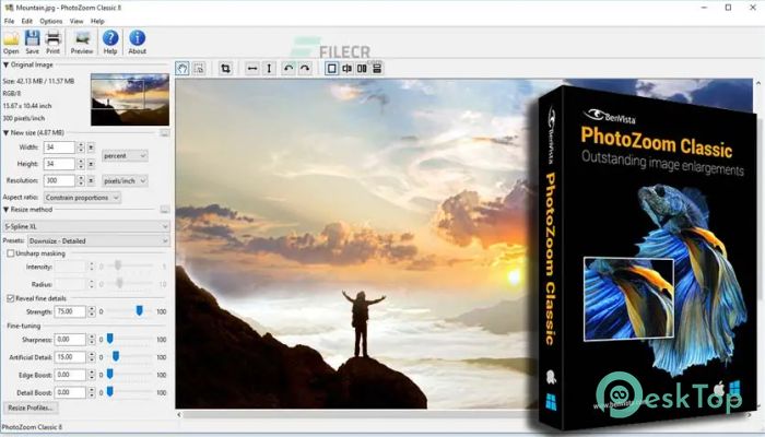 Benvista PhotoZoom Classic 9.0.2 完全アクティベート版を無料でダウンロード