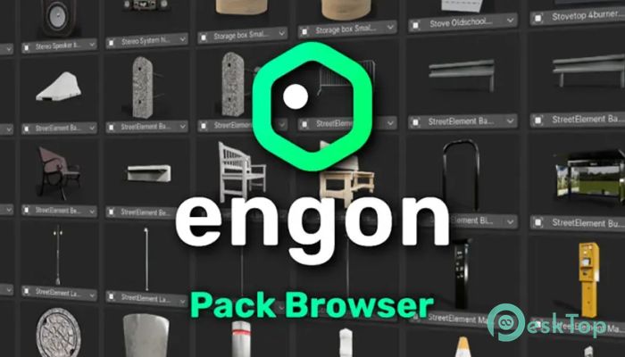 تحميل برنامج Blender Market - Polygoniq Engon 1.6.1 برابط مباشر