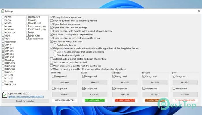 Download Namazso OpenHashTab 3.0.4 Free Full Activated
