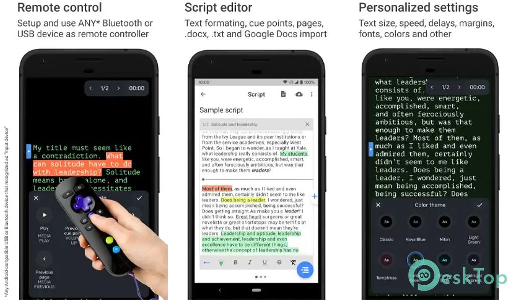 SpeechWay – 3 in 1 Teleprompte