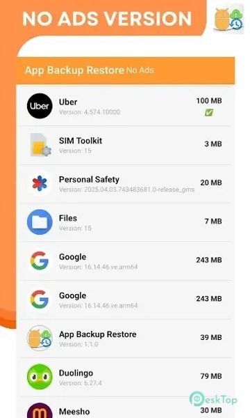 Backup & Restore App 1.1.1 APK MOD تحميل مجاني كامل