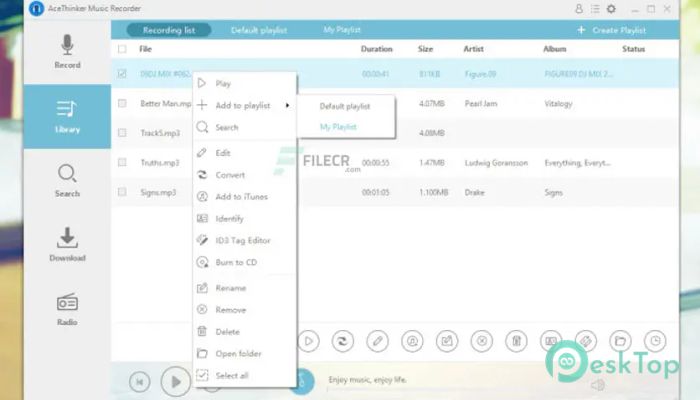 Download AceThinker Music Recorder 1.2.6 Free Full Activated
