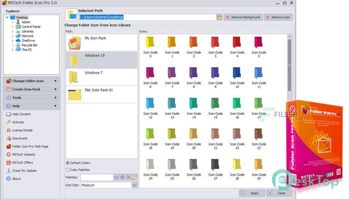  تحميل برنامج MSTech Folder Icon Pro 5.0.0.0 برابط مباشر