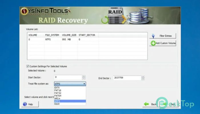 Descargar SysInfoTools RAID Recovery  22.0 Completo Activado Gratis