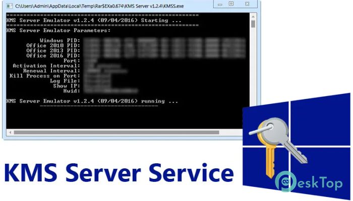 KMS Server Service 2.1.0 Tam Sürüm Aktif Edilmiş Ücretsiz İndir