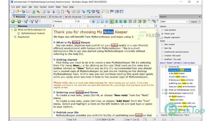 Download My Notes Keeper 3.9.3 Build 2218 Free Full Activated