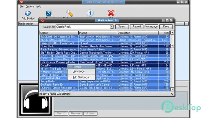 تحميل برنامج GSA Radio Stream Recorder 1.0 برابط مباشر