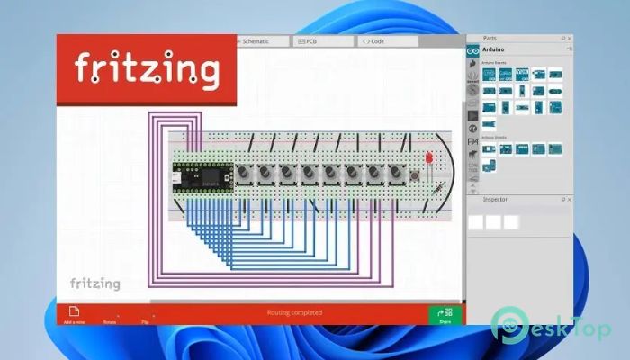 Fritzing 1.0.5 Tam Sürüm Aktif Edilmiş Ücretsiz İndir
