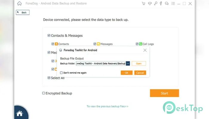 Скачать FoneDog Android Data Backup - Restore 1.0 полная версия активирована бесплатно