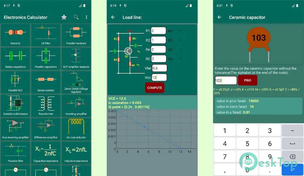 Calctronics - electronics tools