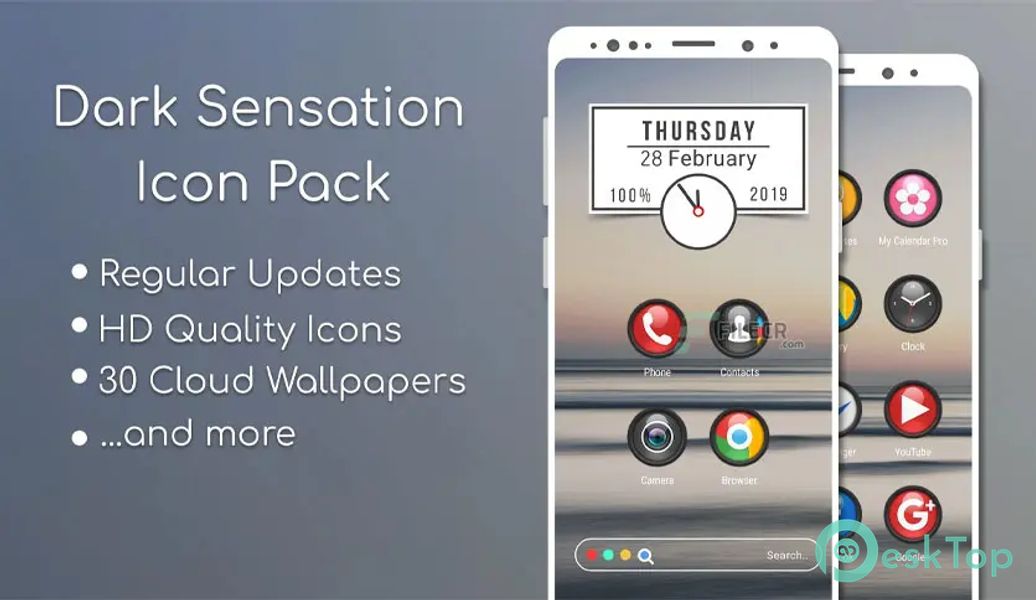 Dark Sensation Icon Pack 8.0.8 APK MOD Unlocked (Full) Free Download