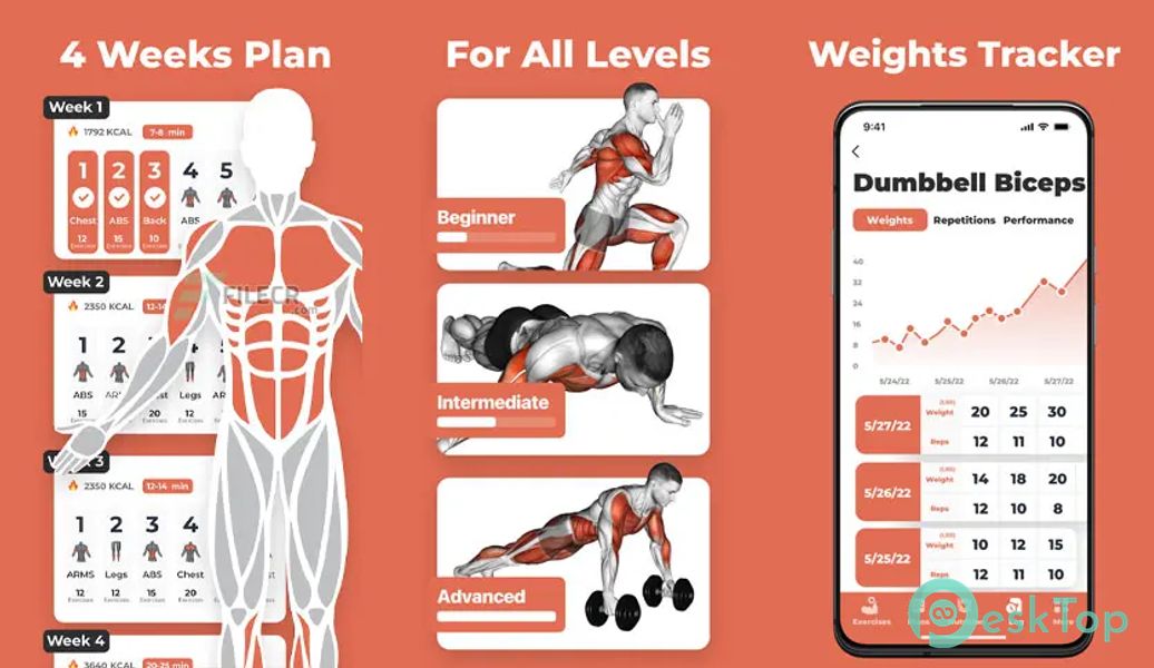Fitness & Bodybuilding 3.7.1 APK MOD Descarga gratuita completa
