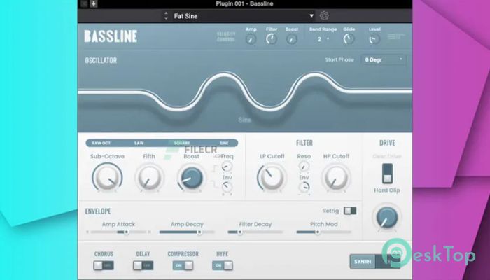  تحميل برنامج AIR Music Technology Bassline  v1.1.0 برابط مباشر