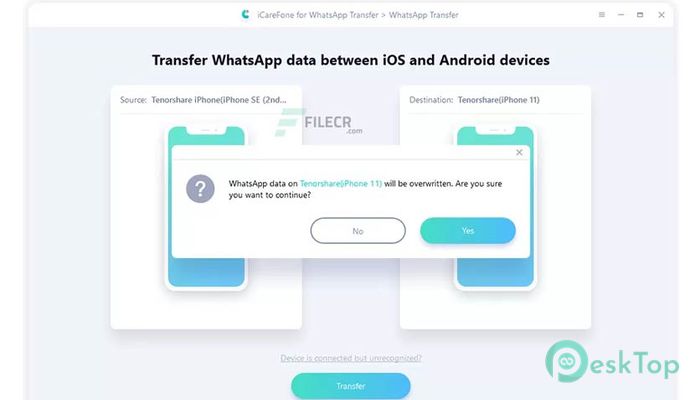 Download Tenorshare iCareFone for WhatsApp Transfer 3.0.0.173 Free Full Activated