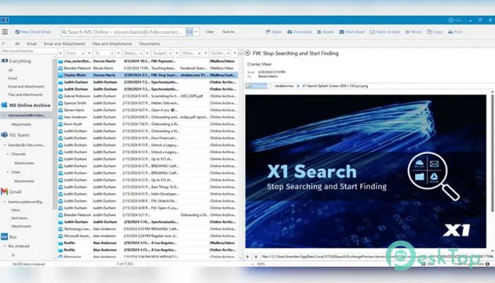 Télécharger X1 Search Enterprise  9.0.0.15 Gratuitement Activé Complètement