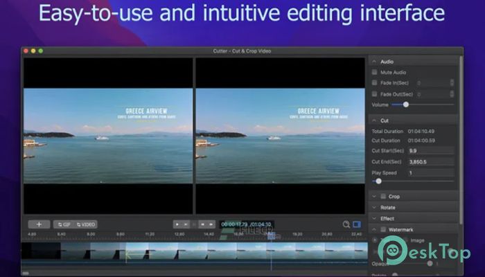 Cutter - Cut & Crop Video 3.1.0 Mac用無料ダウンロード