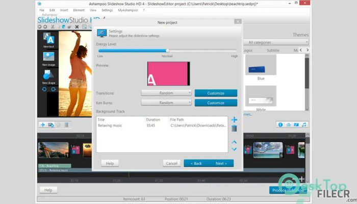  تحميل برنامج Ashampoo Slideshow Studio HD 4.0.9.3 برابط مباشر