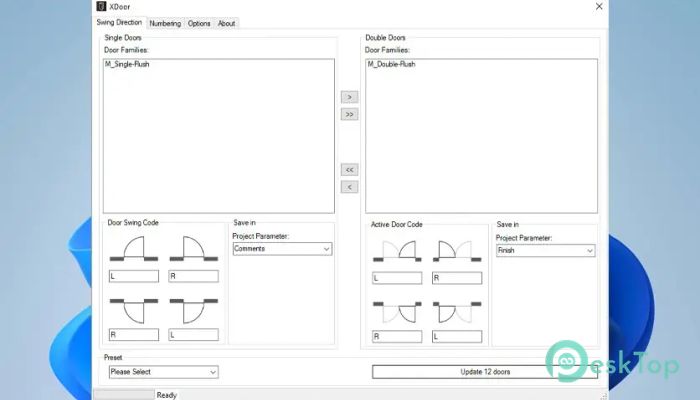 Archigrafix XDoor Door Swing Tool 24.2.0.0 Tam Sürüm Aktif Edilmiş Ücretsiz İndir