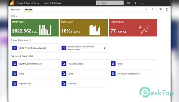 تحميل برنامج Microsoft Power BI Report Server 2024 v15.0.1116.121 برابط مباشر