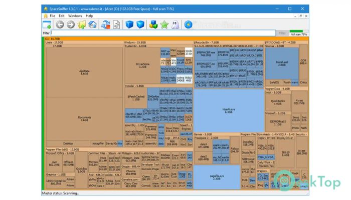 SpaceSniffer v1.3.0.2 Portable 完全アクティベート版を無料でダウンロード