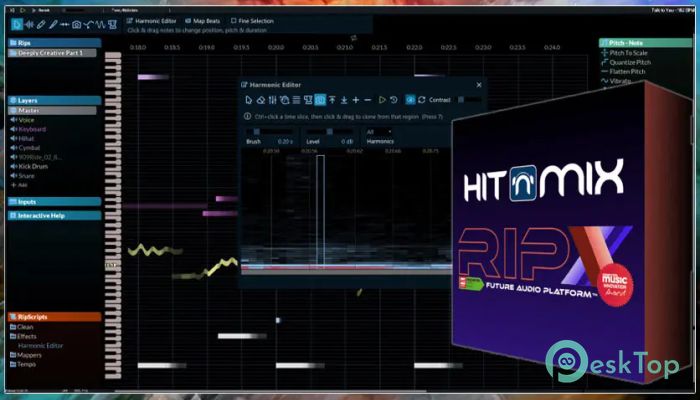 تحميل برنامج Hit'n'Mix RipX DAW PRO 7.5.0 برابط مباشر للماك