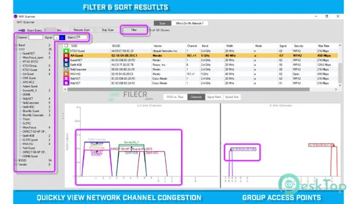 Access Agility WiFi Scanner 2.9.1.549 Tam Sürüm Aktif Edilmiş Ücretsiz İndir