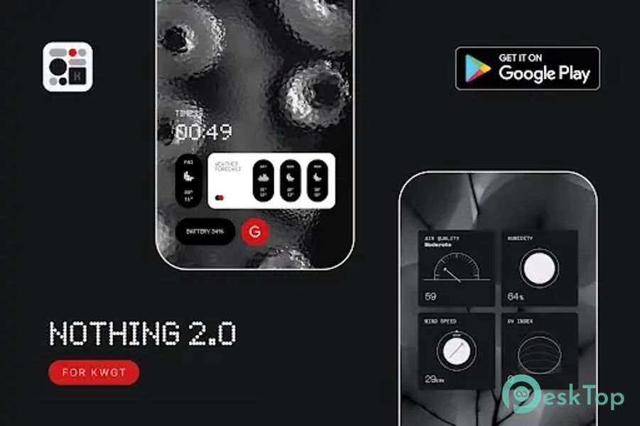 Nothing 2.0 for KWGT 4.1 APK MOD Tam Ücretsiz İndir