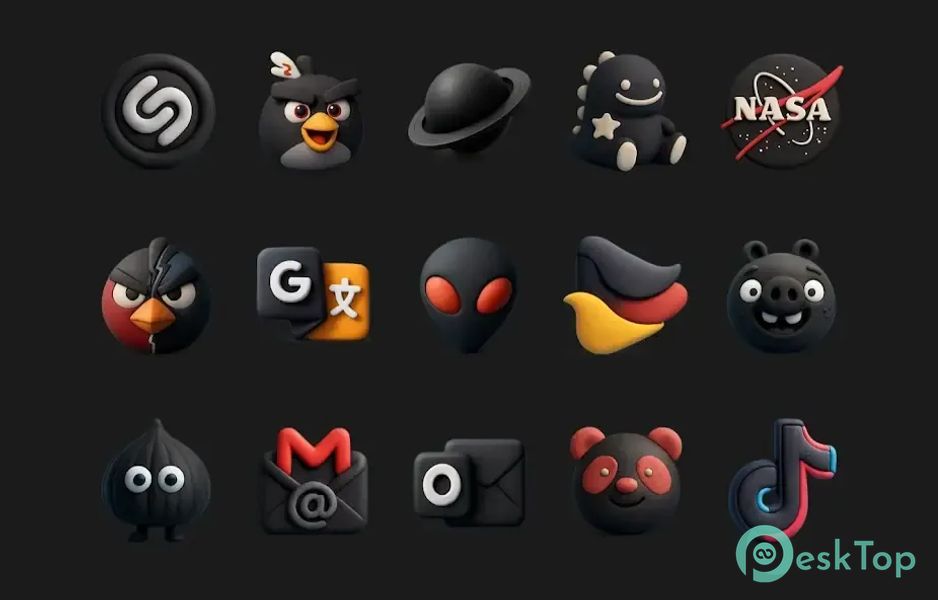 Funko Dark - Icon Pack 1.68 APK MOD Unlocked (Full) Free Download