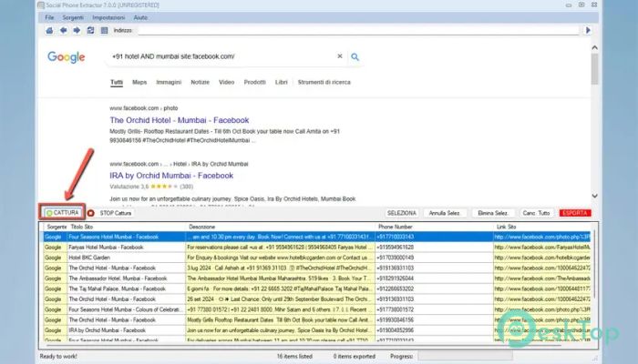 تحميل برنامج Estrattoredati Social Phone Extractor 7.1.0 برابط مباشر