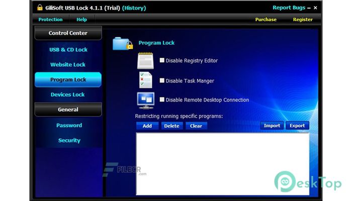  تحميل برنامج GiliSoft USB Lock 10.3 برابط مباشر