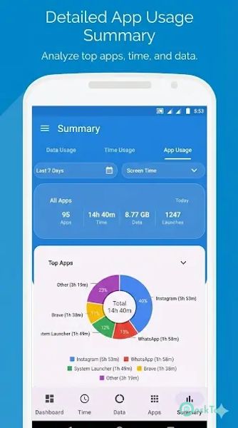 Data Manager & App Usage 3.9.0 APK MOD تحميل مجاني كامل